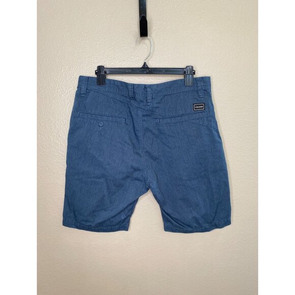 Volcom Mens Blue Lightweight Casual Shorts‎ Size 32 Cotton True To This - Picture 3 of 8